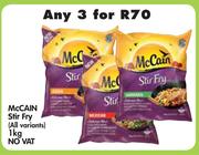 Mccain Stir Fry(All variants) -Any 3 x 1kg