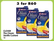 Clover The Classic Vanilla Custard-3x1L