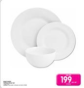 Basic White 18-Piece Dinner Set-Per Set