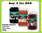 Rhodes Quality Fruit Jam(All Variants)-3x460g