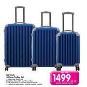Metallix 3 Piece Trolley Set-Per Set