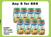 Purity 4th Foods(All Variants)-8 x 250ml 