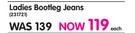 Legend Ladies Bootleg Jeans-Each