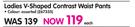 Endurance Ladies V-Shaped Contrast Waist Pants-Each