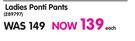 Legend Ladies Ponti Pants-Each