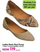 Ladies Basic Flexi Pump-Per Pair