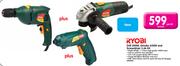 Ryobi Drill 500W, Grinder 650W And Screwdriver 3.6K Kit KIT282