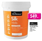 Homestead 20ltr Silk Wall Paint