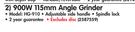 Ryobi 900W 115mm Angle Grinder HG910