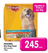 Pedigree Dry Dog Food 15KG