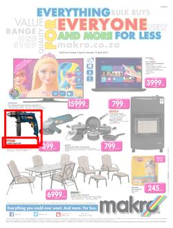 Makro : General Merchandise (05 Apr - 13 Apr 2015), page 1