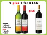 Asara 2 Classic Collection + 1 Merlot-750ml