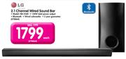 LG 2.1 Channel Wired Sound Bar NB2540