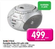 Sinotec Portable Radio/CD With USB