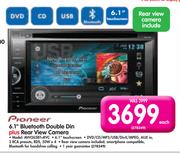 Pioneer 6.1" Bluetooth Double Din + Rear View Camera AVH265BT + RVC