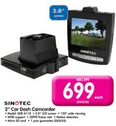 Sinotec 2" Car dash Camcorder SDR-A118