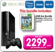 Xbox 360 4GB Eco Bundle-Per Bundle
