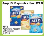 Act II Microwave Popcorn(All Variants)-3x85g