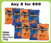 Simba Dortitos(All Variants)-8x150g