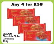 Beacon Chocolate Slabs(All Variants)-4x150g