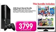  Xbox 360 4GB Kinect Marvel Bundle-Per Bundle
