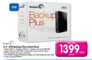 Seagate 3.5" 2TB Backup Plus Hard Drive