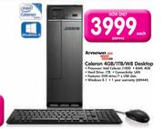 Lenovo Celeron 4GB/1TB/W8 Desktop