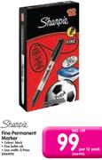 Sharpie Fine Permanent Marker-Per 12 Pack