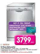 Bosch 12 Place Dishwasher SMS40E08ZA