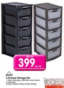 Big Jim 5 Drawer Storage Set-Per Set