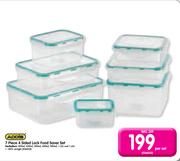 Addis 7 Piece 4 Sided Lock Food Saver Set-Per Set