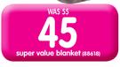 Super Value Grey Blanket-140cmx190cm Each