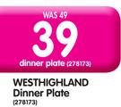 Westhighland Dinner Plate Each