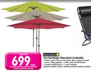 Terrace Leisure 3m Santiago Standard Umbrella-Each