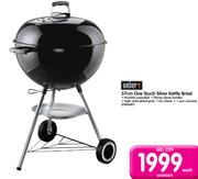 Weber 57Cm One Touch Silver Kettle Braai