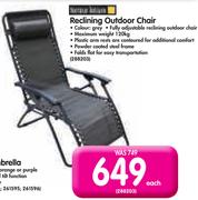 Terrace Leisure Reclining Outdoor Chair