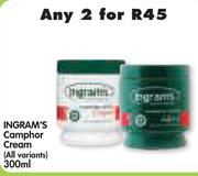 Ingram's Camphor Cream(All Variants)-2x300ml