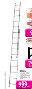 Gravity Aluminium Extension Ladder DMS 540