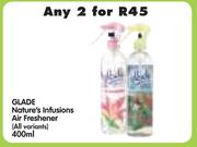 Glade Nature's Infusions Air Freshener(All Variants)-2x400ml