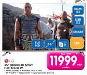 LG 55" 3D Smart Full HD LED TV 55LB652
