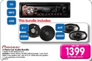 Pioneer 3 Piece Car Audio Bundle X1750/A6965/G1315-Per Bundle
