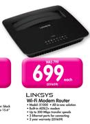 Linksys Wi-Fi Modem Router X1000-Each