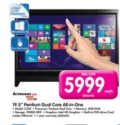 Lenovo 19.5" Pentium Dual Core All-In-One C260-Each