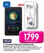 Asus 7" Fonepad Tablet (3G/16GB) Bundle-Per Bundle