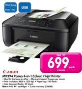 Canon MX394 Pixma 4-In-1 Colour Inkjet Printer-Each