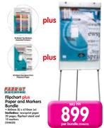 Parrot Flipchart+ Paper And Markers Bundle-Per Bundle