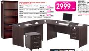 Bedford 3 Drawer Mobile Pedestal 530x400x450mm-Each