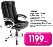 Deluxe High Back Chair-Each