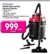 Electrolux 1850W Wet and Dry Vacuum Cleaner A3019