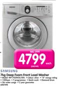 Samsung 7kg Deep Foam Front Load Washer WF1702W5S/XFA